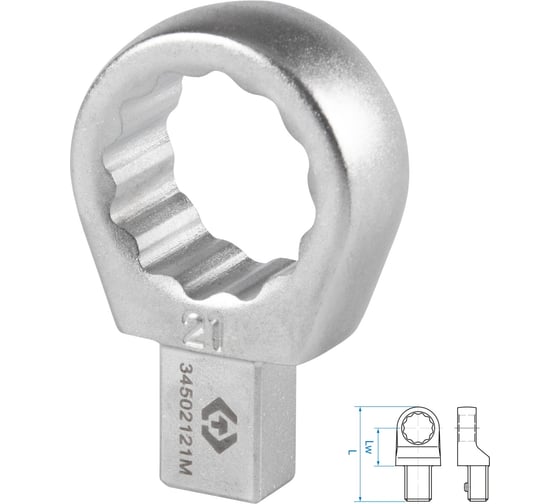 Насадка накидная серии FIT 21 мм, 9x12 мм KING TONY 34502121M 1