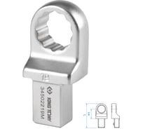 Насадка накидная серии FIT 19 мм, 14x18 мм KING TONY 34502219M