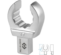 Насадка разрезная серии FIT 17 мм, 9x12 мм KING TONY 34501417M