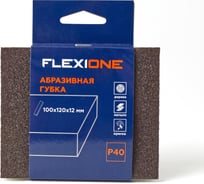 Губка абразивная двухсторонняя 120x100x12 мм, Р40 Flexiоne 90000254