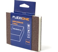 Губка абразивная двухсторонняя 120x100x12 мм, Р120 Flexione 90000294