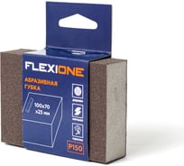 Губка абразивная четырехсторонняя 100x70x25 мм, Р150 Flexione 90000364