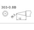 Насадка паяльная QUICK 303-0,8B 2