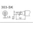 Насадка паяльная QUICK 303-SK 2