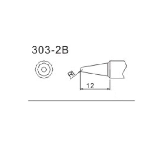 Насадка паяльная QUICK 303-2B