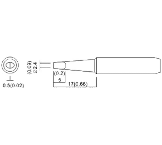 Насадка паяльная QUICK QSS960-T-2,4D