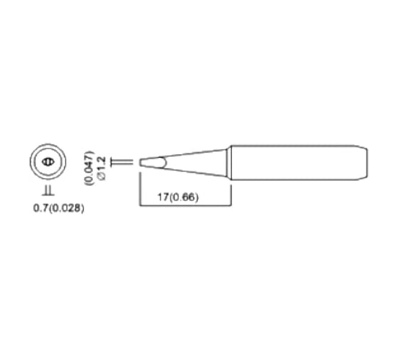 Насадка паяльная QUICK QSS960-T-1,2LD
