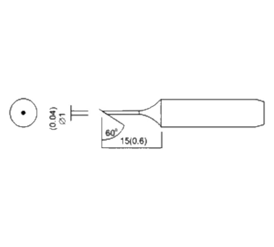 Насадка паяльная QUICK QSS960-T-1C