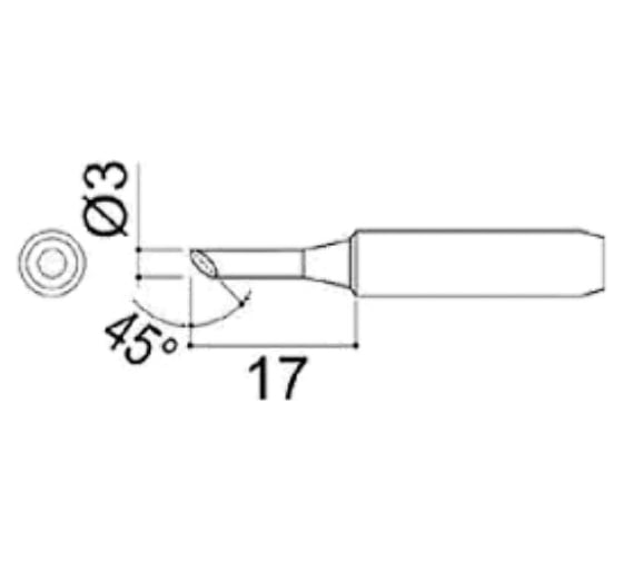 Насадка паяльная QUICK QSS960-T-3C