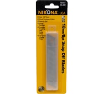 Лезвия для канцелярского ножа отламывающееся NIKONA 5 шт, SK5, 100х18х0.5 мм 33-028