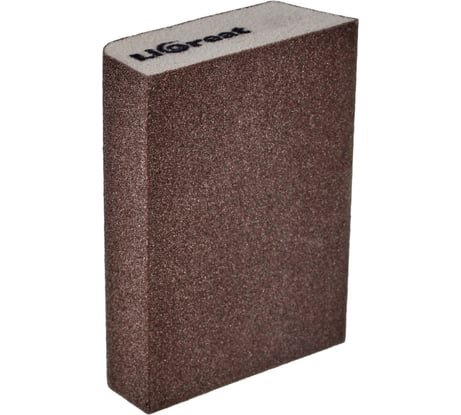 Шлифовальная губка четырехсторонняя овал/скос LIGREAT 98х69х26 мм, Р150 TL12304