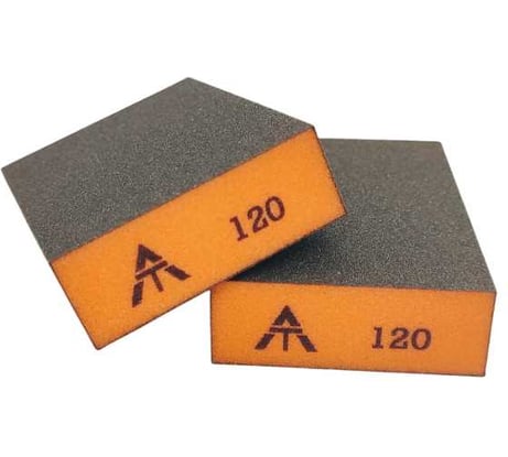 Шлифовальный блок Interflex 98х69х25 мм, 4-х сторонний, Р120 1012926825