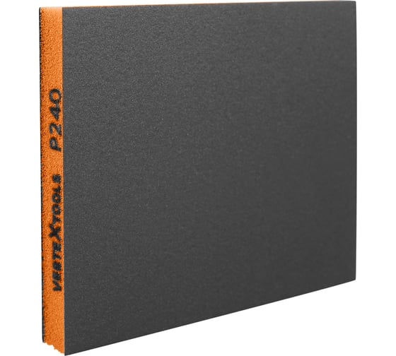 Губка абразивная шлифовальная vertextools 120х98х13мм, Р240, 3шт 120-98-240