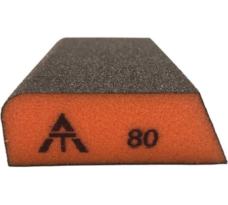 Шлифовальный блок/губка Interflex 98x69x25 мм, 4-х сторонний со скошенным и радиусным углом Р80 4080926825