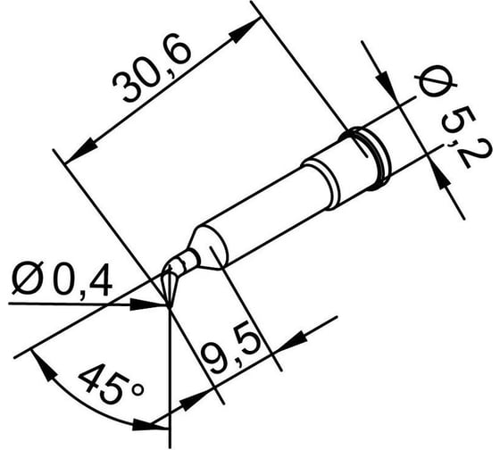 Жало паяльное Ersa 102SDLF04 00217971