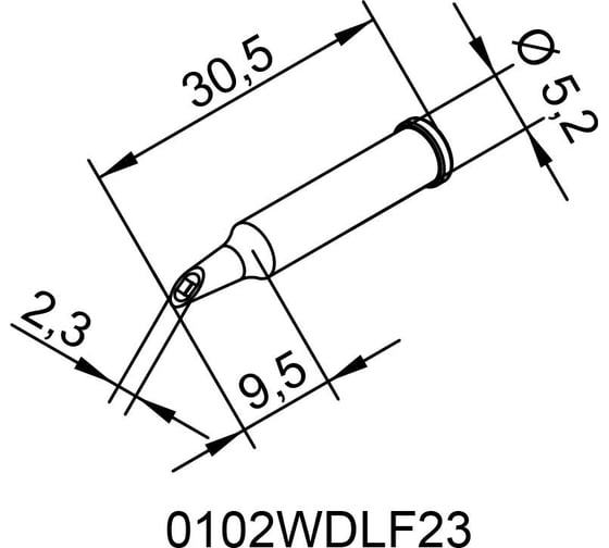 Жало паяльное Ersa 102WDLF23 00206766