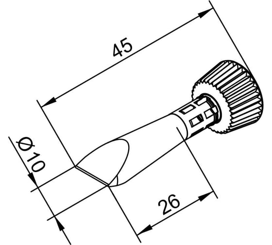Жало паяльное Ersa 102CDLF100C 00222327