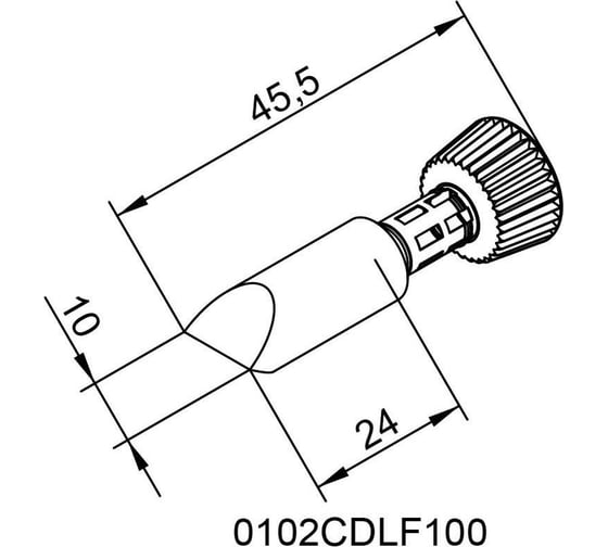 Жало паяльное Ersa 102CDLF100 00207537