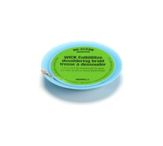 Лента-поглотитель олова WICK (2,2 мм, 1,5 м) Ersa 00042104 1