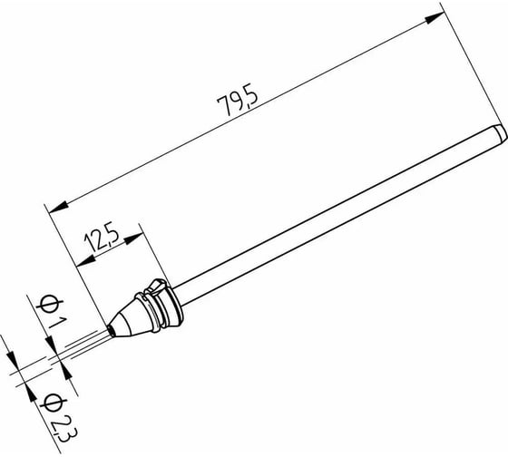 Наконечник 0742ED1023H Ersa 00402435