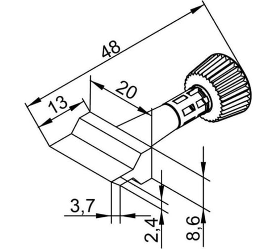 Жало паяльное Ersa 102ZDLF200 00270397