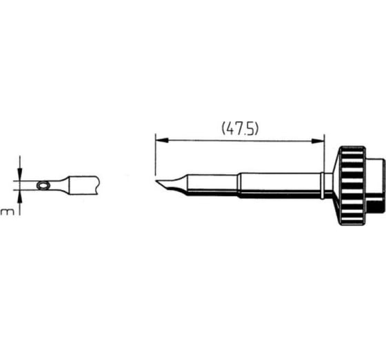Жало паяльное 612TW Ersa 00194706
