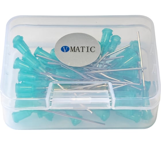 Наконечник дозатора VMatic TE 18Gх1-1/2" GREEN BENT 45 DEG DIAM 0.9x1.2мм, 50шт VCW1815045