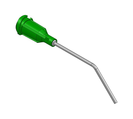 Наконечник дозатора VMatic TE 18Gх1-1/2" GREEN BENT 45 DEG DIAM 0.9x1.2мм, 50шт VCW1815045