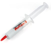 Термопаста Алсил-3 кремнийорганическая на основе нитрида алюминия, 20 г, шприц АЛС-3 20гр