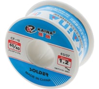 Припой оловянно-свинцовый KAINA 60/40 100г/1.2мм PKAI12MM