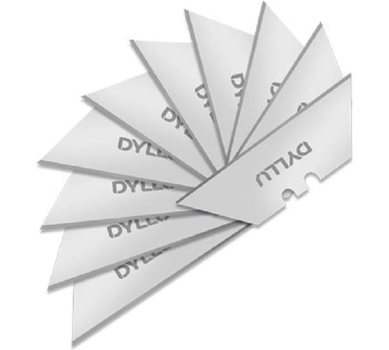 Набор лезвий для универсальных ножей DYLLU 10 шт, 61x19 мм DTMK1K61