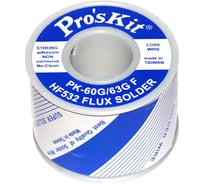 Припой PK-63G05F Pro'sKit 0.5мм 0.25кг Sn63/Pb37 (HF532 флюс безотм. RMA) С00040289
