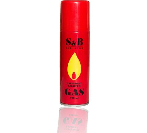 Газ для зажигалок S&B 100 мл, объем 140см3 ГС 003