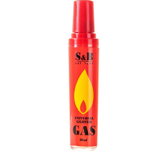 Газ для зажигалок S&B 20 мл, объем 28см3 ГС 002 1