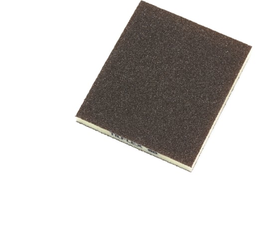 Двухсторонняя шлифовальная губка на поролоновой основе TILFLEX P320, 120х100х12 мм TL33-320F 1