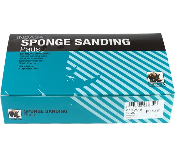 Губка абразивная RHYNO SPONGE (20 шт; 115х140х5 мм; Fine) INDASA 01279