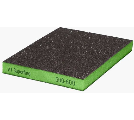 Губка двухсторонняя A1 Superfine green 5 шт 220S500600-5