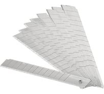 Лезвия для канцелярского ножа SILWERHOF ширина лезвия 9мм (упак.:10шт) пласт.кор. 1075695