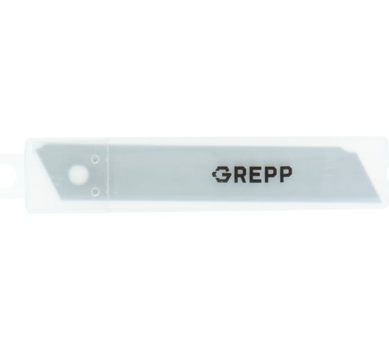 Набор сменных лезвий для строительных ножей GREPP 18 мм, 10 шт 144/12 105-011