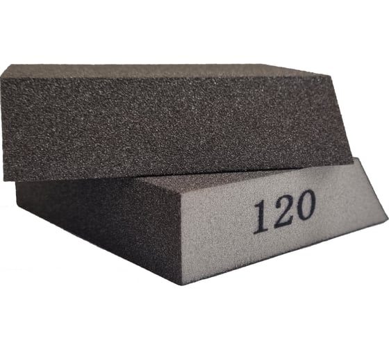 Губка абразивная Flexione 4-х стр. 100x90/65x25мм Р120 Flexiоne (трапецевидная) 90000494