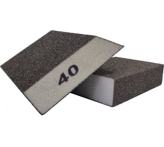 Губка абразивная Flexione 4-х стр. 100x90/65x25мм Р40 Flexiоne (трапецевидная) 90000454
