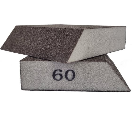 Губка абразивная Flexione 4-х стр. 100x90/65x25мм Р60 (трапецевидная) 90000464