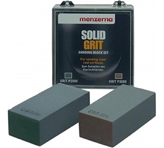 Шлифовальный блок мелкое зерно Set Sanding block 2000/3000 Menzerna 26902.100.000