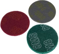 Шлифовальный войлок Vitatools скотч брайт, набор из 3-х штук, 150мм SB-150-3-0