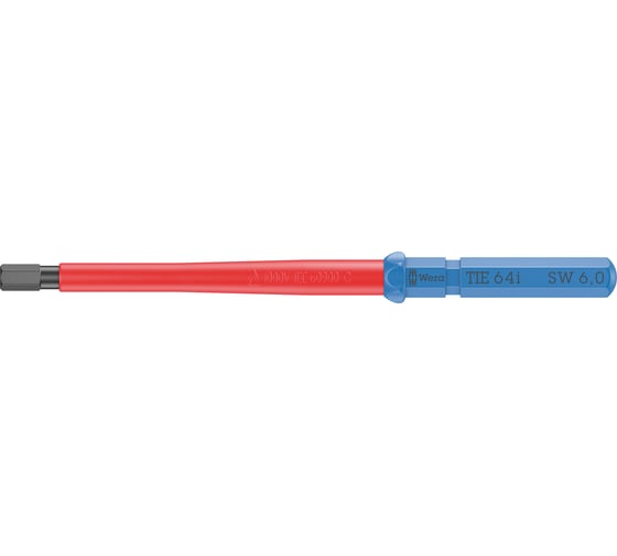 Насадка с внешним шестигранником WERA 64 i HEX Kraftform Kompakt VDE Take It Easy 6x157 мм, 9 мм шестигранник WE-006522 1