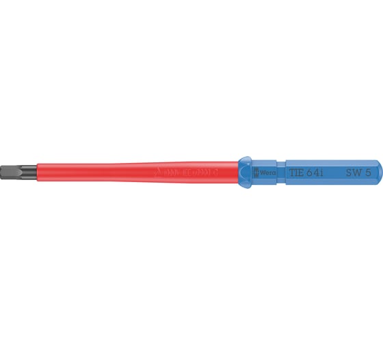 Насадка с внешним шестигранником WERA 64 i HEX Kraftform Kompakt VDE Take It Easy 5x157 мм, 9 мм шестигранник WE-006521 1