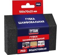 Губка шлифовальная TYTAN PROFESSIONAL 100х70х25 мм (угловая) P 60 (1/500) 275969