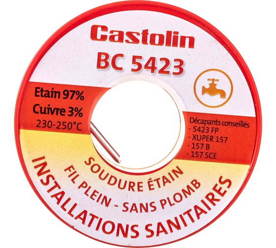 Припой Castolin BC 5423 (2 мм, упаковка 100 гр) 600457 1