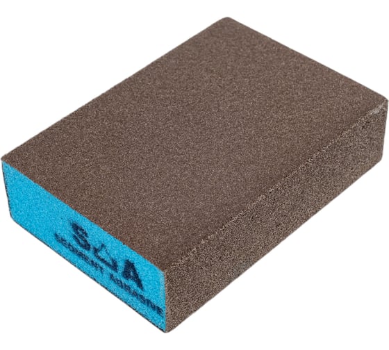 Губка шлифовальная Сегмент-Абразив S-ABRASIVE 4-сторонняя (мягкая), P100, 5 шт 4673770902346 1