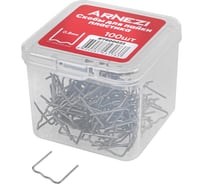 Скобы для пайки пластика Arnezi 0.8мм, П-образные, 100шт R7600022